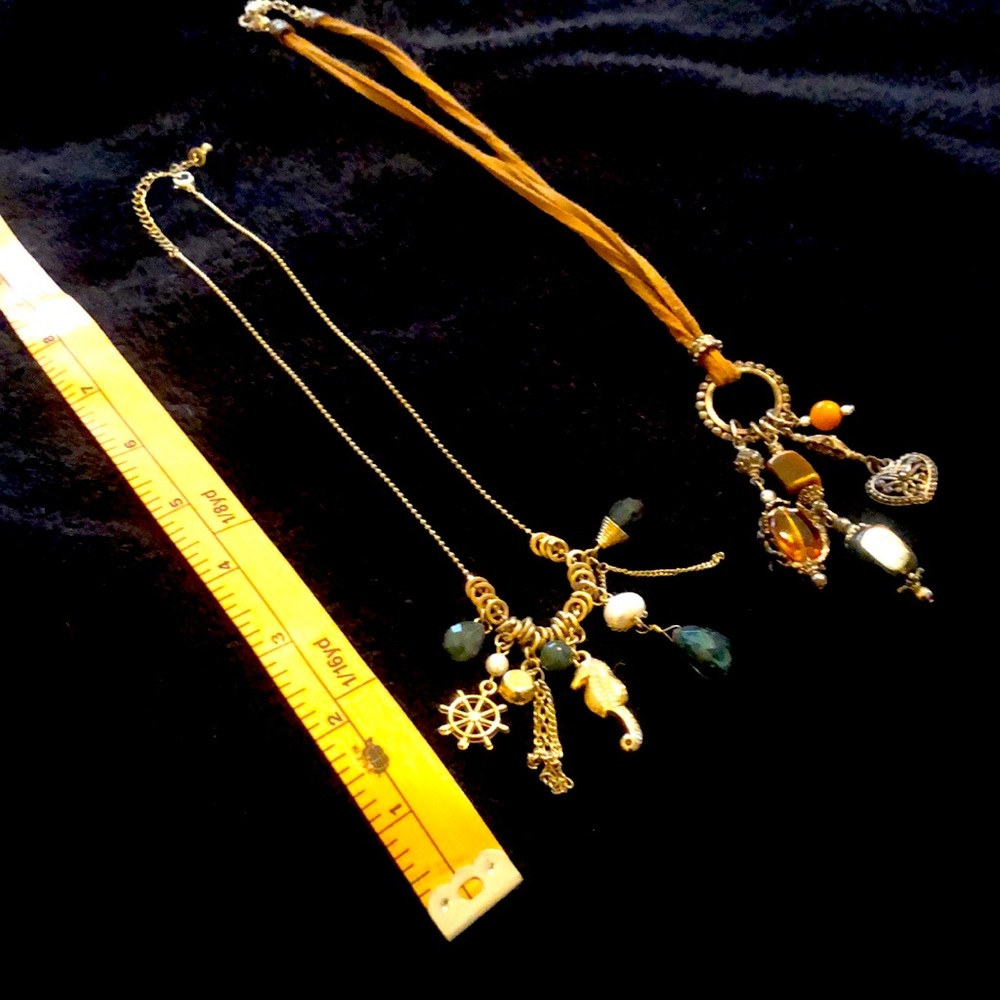 Necklace set of two.